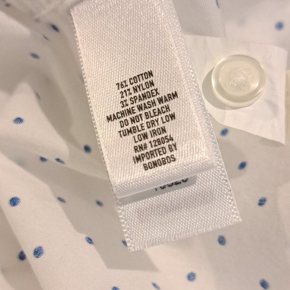 Bonobos men's XL standard fit lightweight long sleeve button down shirt - Picture 7 of 12